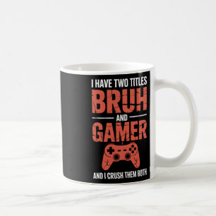 Funny Gamer Vintage Videospiele für Boys Brother S Kaffeetasse