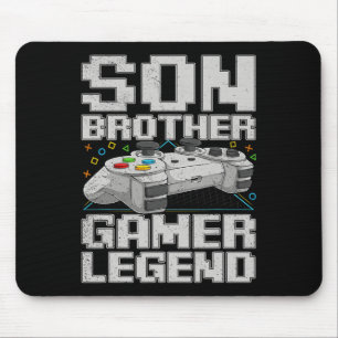 Funny Gamer Vintage Videospiele für Boys Brother S Mousepad