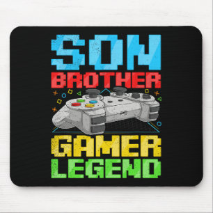Funny Gamer Vintage Videospiele für Boys Brother S Mousepad