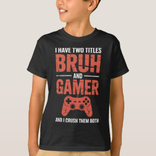 Funny Gamer Vintage Videospiele für Boys Brother S T-Shirt