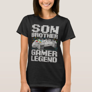 Funny Gamer Vintage Videospiele für Boys Brother S T-Shirt