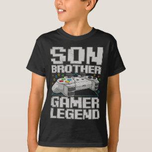 Funny Gamer Vintage Videospiele für Boys Brother S T-Shirt