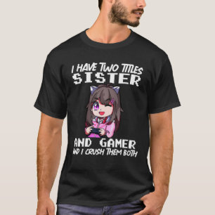 Funny Gamer Vintage Videospiele für Mädchen Schwes T-Shirt