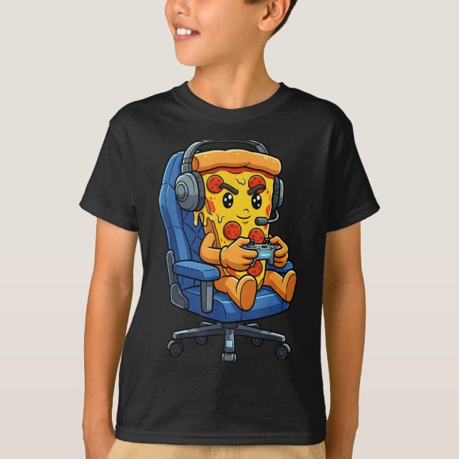 Funny Gamer Zza Gaming Video Game Enthusiast Boys  T-Shirt (Vorderseite)