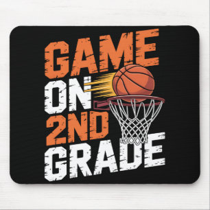 Funny Games on Second Grade Basketball First Day O Mousepad