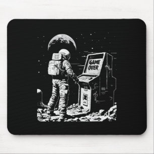 Funny Gaming Astronaut Gamer in Space Video Game G Mousepad