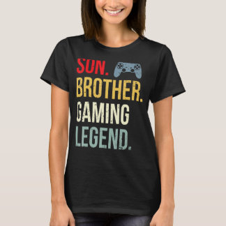 Funny Gaming Boys Girls Men Gamer Brother Video Ga T-Shirt