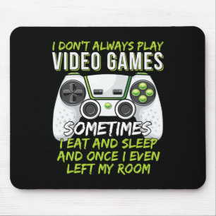 Funny Gaming Boys Girls Men Gamer Video Game 4 Mousepad