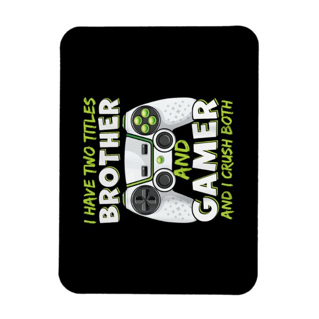 Funny Gaming Boys Girls Men Gamer Video Game Magnet (Vertikal)