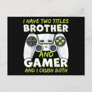 Funny Gaming Boys Girls Men Gamer Video Game Postkarte