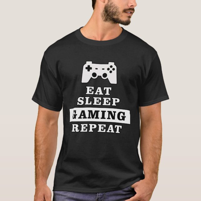 Funny Gaming Design T-Shirt (Vorderseite)