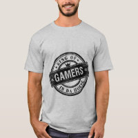 Funny Gaming Grunge T - Shirt King of Gamers