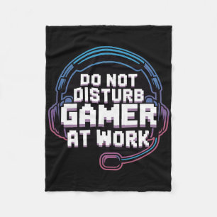 Funny Gaming Headset Spaß stören Gamer nicht Fleecedecke
