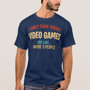 Funny Gaming Shirt für Männer Ich interessiere mic
