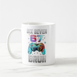 Funny Gaming Six Seven 67 Bruh Birthday Boy Gift  Kaffeetasse