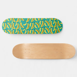 Funny Gane Bananen illustriertes Muster Skateboard