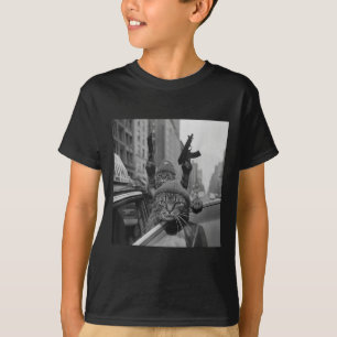 Funny Gangster Cat Thug Meme Street Lover Cats T-Shirt