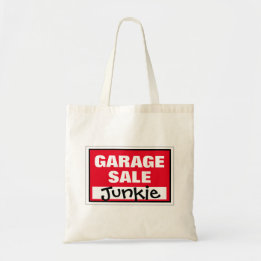 Funny Garage Sale Junkie Tragetasche