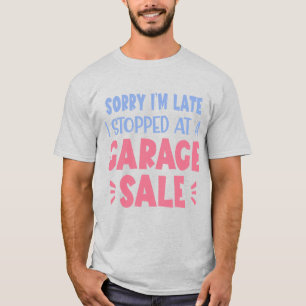 Funny Garage Sale T - Shirt, Lavender und Pink T-S T-Shirt