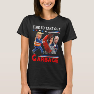 Funny Garbage für Trump 2024 - Zeit, den Kampf zu T-Shirt