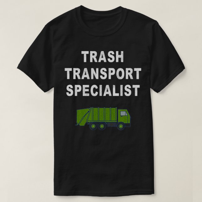Funny Garbage Man Sprichwort Trash Man Garbage Tru T-Shirt (Design vorne)