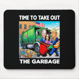 Funny Garbyge für Trump 2024 - Zeit, die Mousepad
