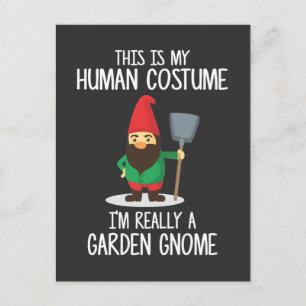 Funny Garden Gnome Gnomies Enthusiasten Postkarte