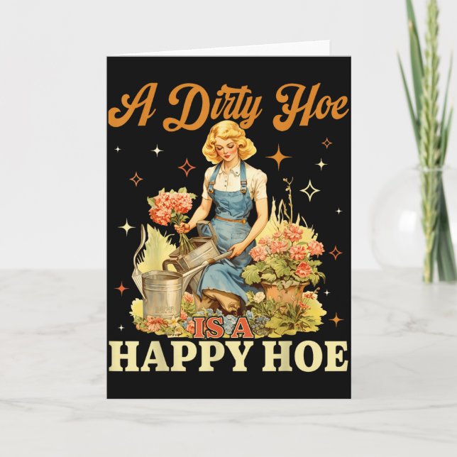 Funny Gardening A Dirty Cute Ss Cute Ss Is A Happy Karte (Vorderseite)