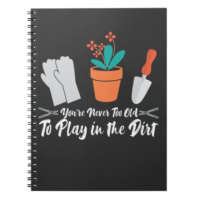 Funny Garening Joke Nature Pflanze Gardener Notizblock (Vorderseite)