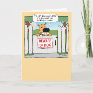 Funny Gassy Farty Dog Birthday Karte