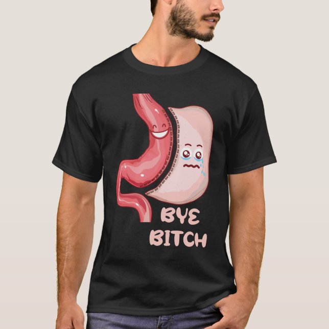 Funny Gastric Sleeve Bariatric VSG Operation Gastr T-Shirt (Vorderseite)