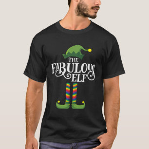 Funny Gay Elf Matching Family Group Weihnachtsfeie T-Shirt