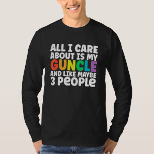 Funny Gay Onkel I Liebe mein Onkel und wie viellei T-Shirt