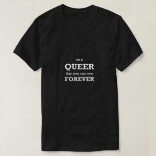 Funny Gay Shirt LGBT Queer Tag Sie können sehen F