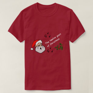 Funny Gay Weihnachten Die 12 Gays of Christmas LGB T-Shirt