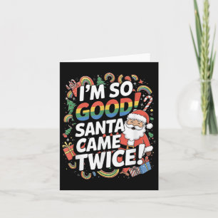 Funny Gay Weihnachtsmann Weihnachten Weihnachts-Pu Karte