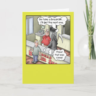 Funny Geburtstagskarten: Burger Bash 2 Karte