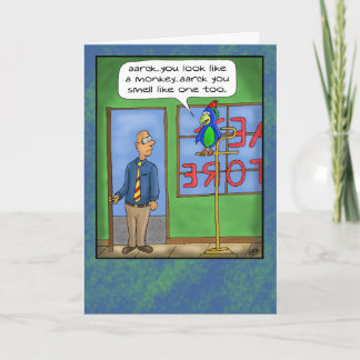 Funny Geburtstagskarten: Pet Shop Karte