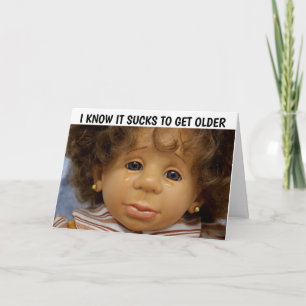 FUNNY GEBURTSTAGSKARTEN, SIE SIND IMMER NOCH EIN D KARTE