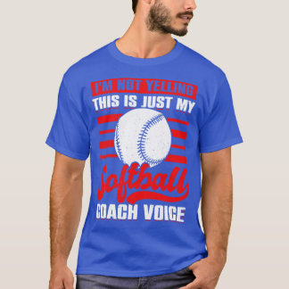 Funny Gecoacht Softball Coach Geschenk T-Shirt