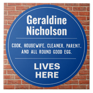 Funny Gedenkstätte Wall Plaque Fliese