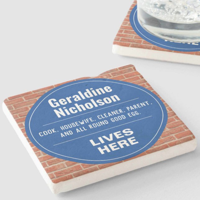Funny Gedenkstätte Wall Plaque Steinuntersetzer (Von Creator hochgeladen)