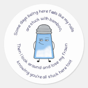 Funny Gedicht Salty Couplet Sticker "Bamboo"