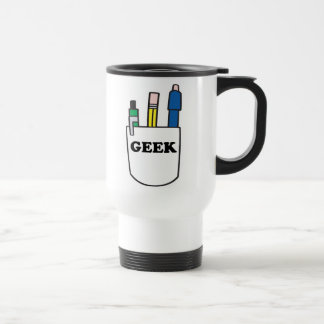 Funny GEEK Pocket Protector Reisebecher