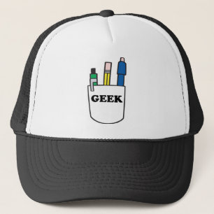 Funny GEEK Pocket Protector Truckerkappe