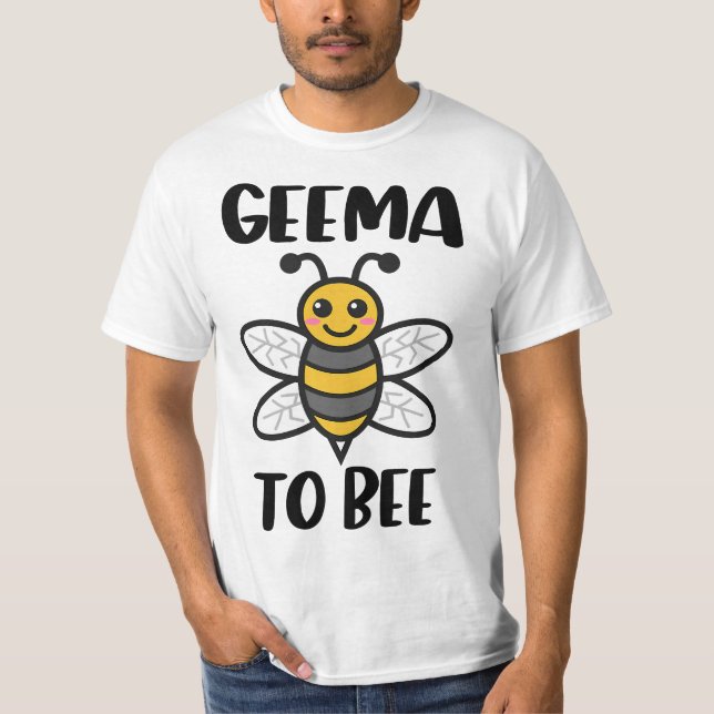Funny Geema to Bee - Grandma to Be T-Shirt (Vorderseite)