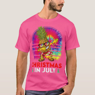 Funny Gefärbte Krawatte trobbing Ananas Weihnachte T-Shirt