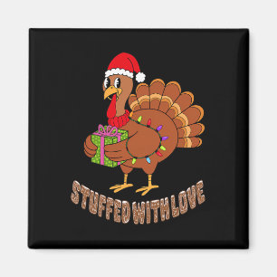 Funny gefüllt mit Liebe Weihnachten Türkei Lichter Magnet