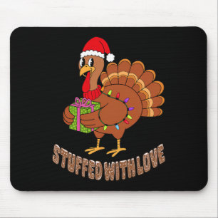 Funny gefüllt mit Liebe Weihnachten Türkei Lichter Mousepad