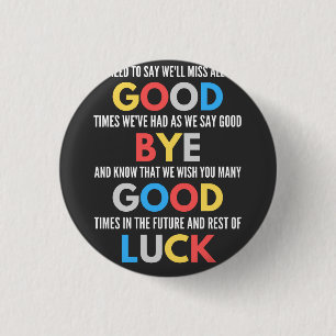 Funny geht weg Farewell Button